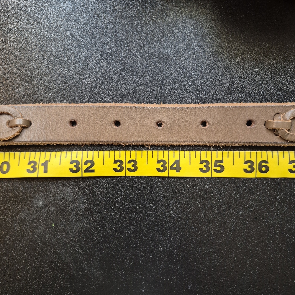 Amsterdam Heritage "Anisa" Skinny Leather Belt - Size S - Picture 16 of 16